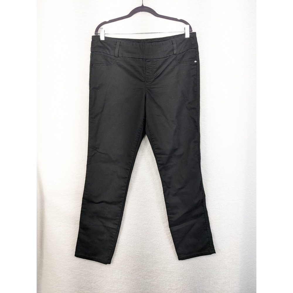 Great Northwest‎ Indigo Women's Pull-on Black Straight Pant Size 14